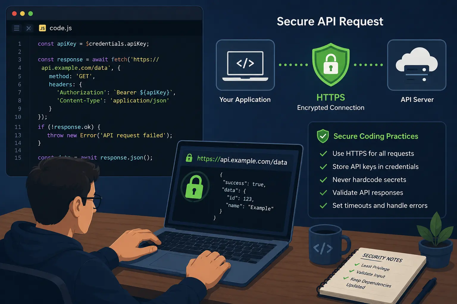 how to make n8n workflows secure