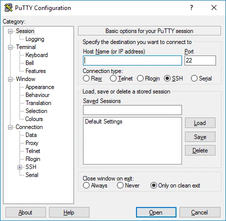 use putty to ssh into a vps on windows