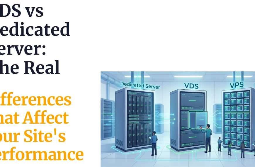 VPS vs VDS vs Dedicated Server: The Real Differences That Affect Your Site's Performance