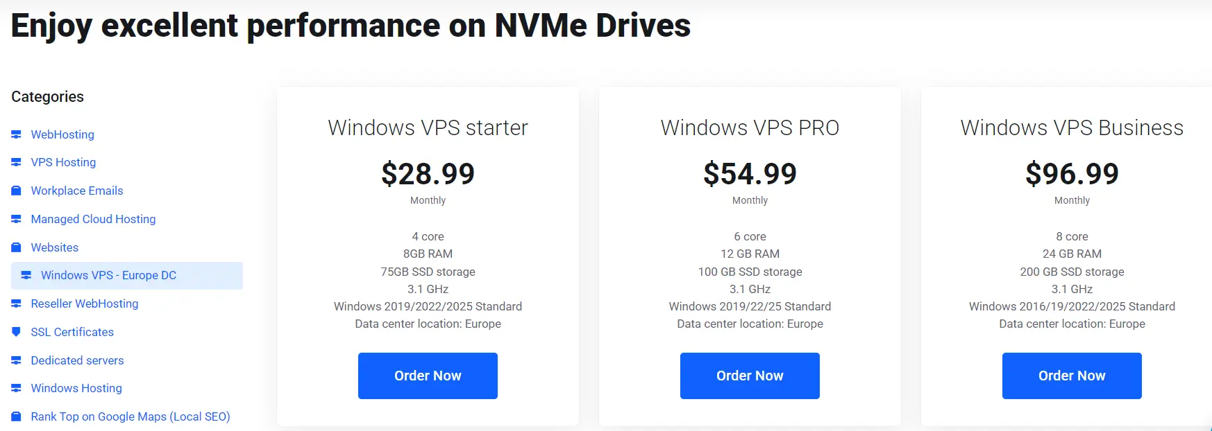 Enjoy excellent performance on NVMe Drives