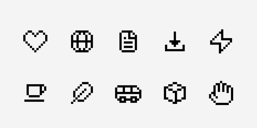 Official collection of complete custom icon examples